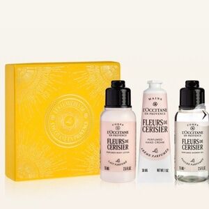 L’Occitane en Provence Fleurs De Cerisier Cherry Blossom Hand Lotion Shower Gel